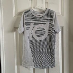 Nike Boys Light Grey kd Kevin Durant Athletic Cut Tee S